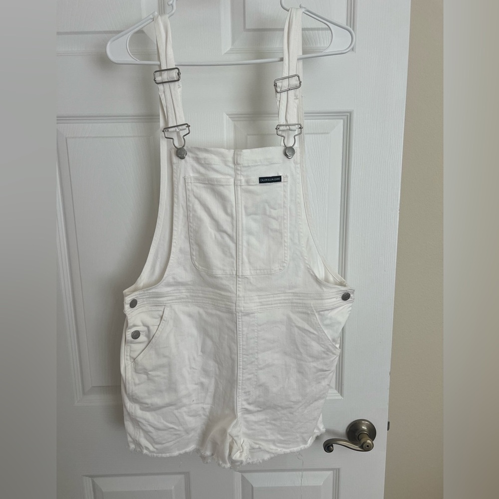 Calvin Klein Overall Shorts Romper